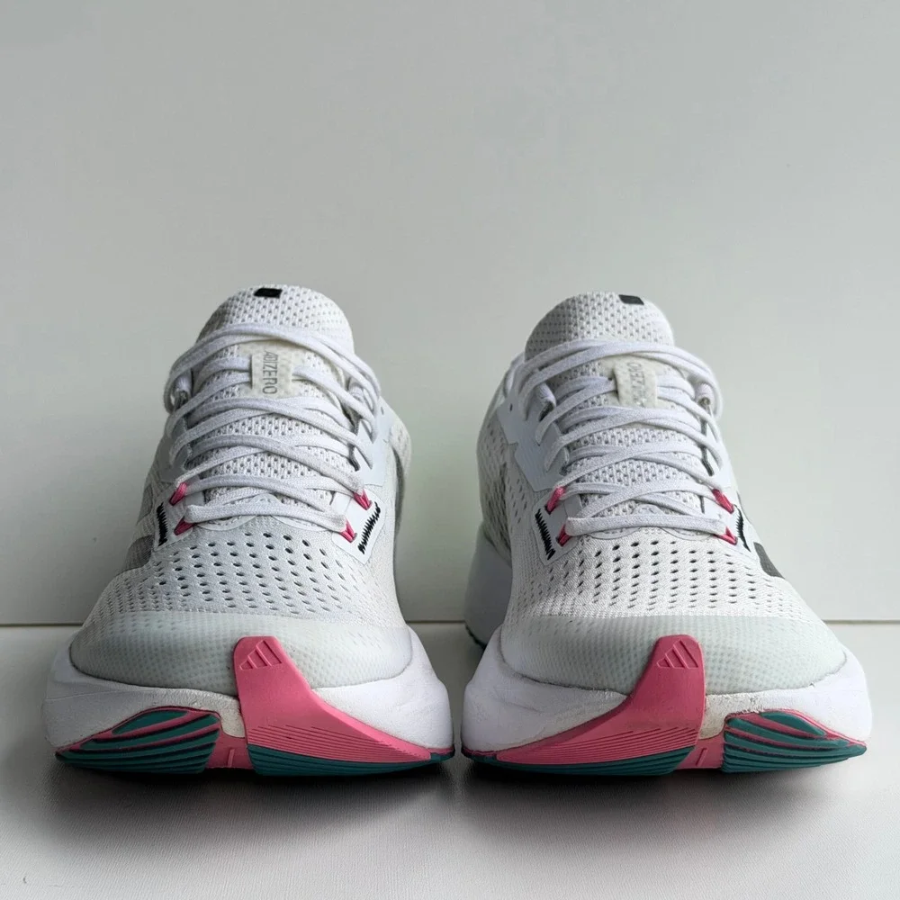 adidas Adizero SL Running Shoes Womens 8.5 White Lucid Pink Lightstrike Pro